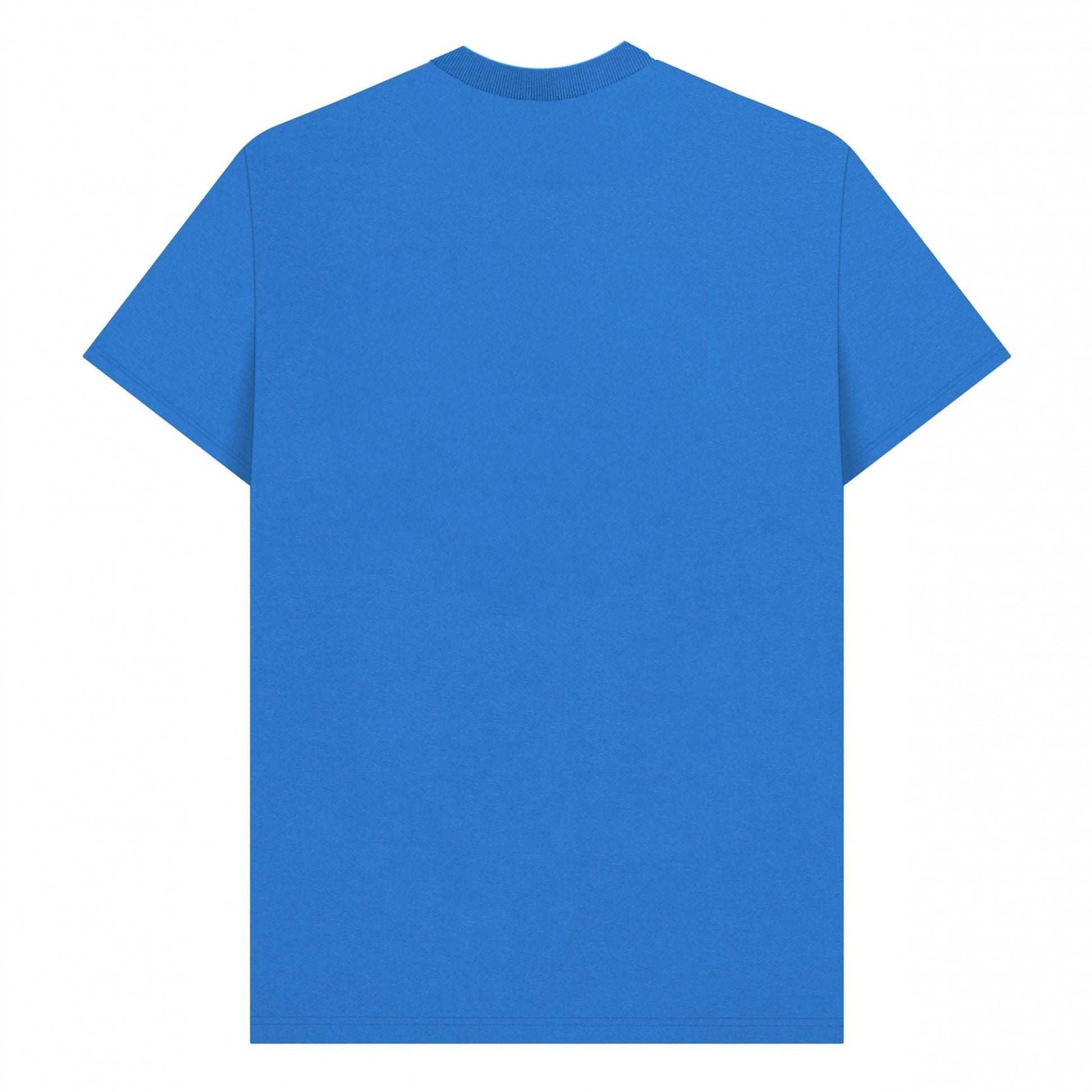 Bright Blue - Back - Superman Unisex Adult Official Shield T-Shirt
