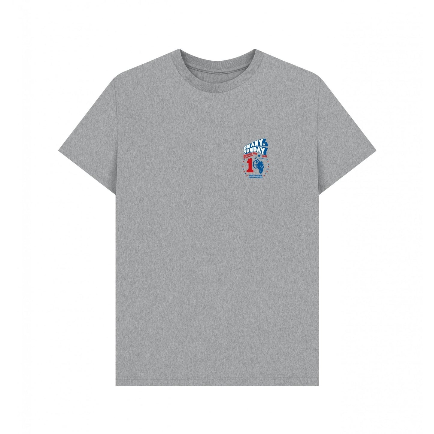 Athletic Grey - Front - On Any Sunday Unisex Adult Vintage T-Shirt