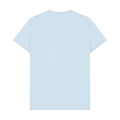 Sky Blue - Back - Castrol Unisex Adult Motor Oil Racing T-Shirt