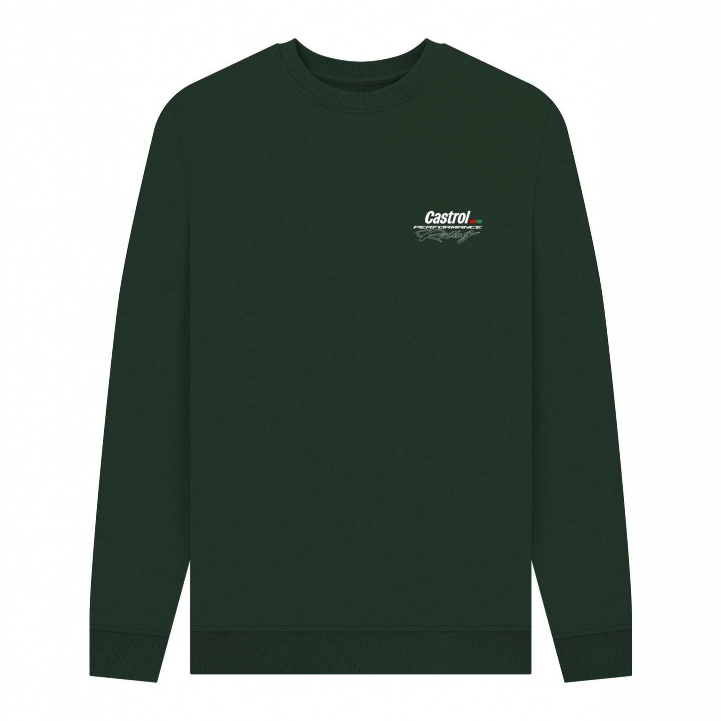 Evergreen - Front - Castrol Unisex Adult Performance Racing Sweatshirt