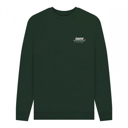 Evergreen - Front - Castrol Unisex Adult Performance Racing Sweatshirt