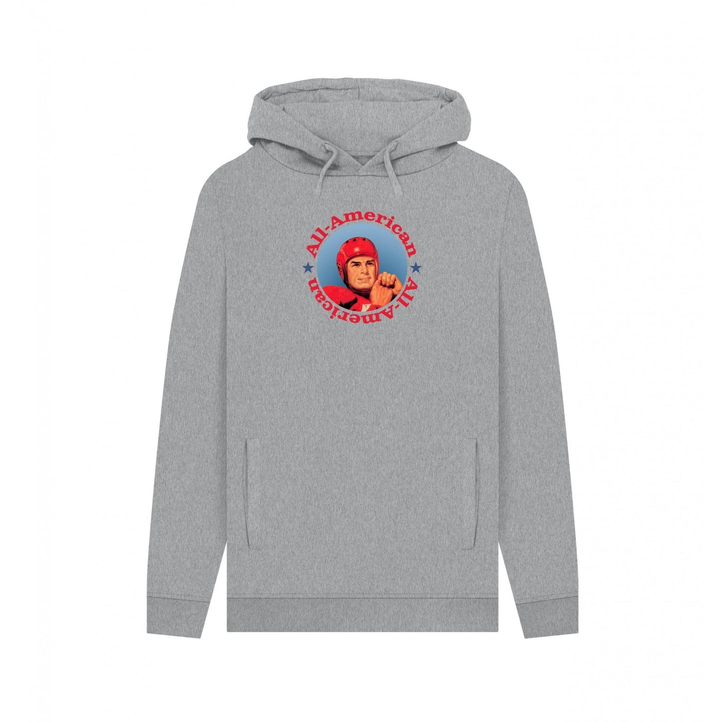 Light Heather - Front - Apoh Unisex Adult All American Pierce Archives Hoodie
