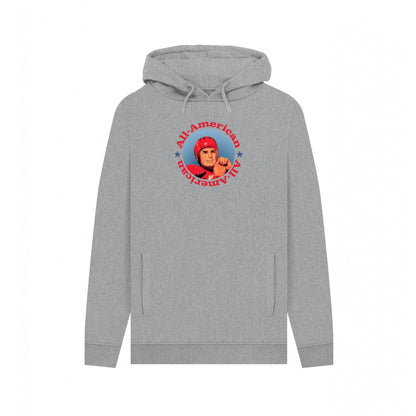 Light Heather - Front - Apoh Unisex Adult All American Pierce Archives Hoodie