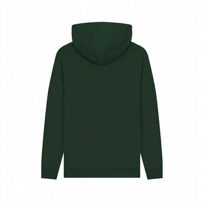 Evergreen - Back - Castrol Unisex Adult Retro B&W Racing Hoodie