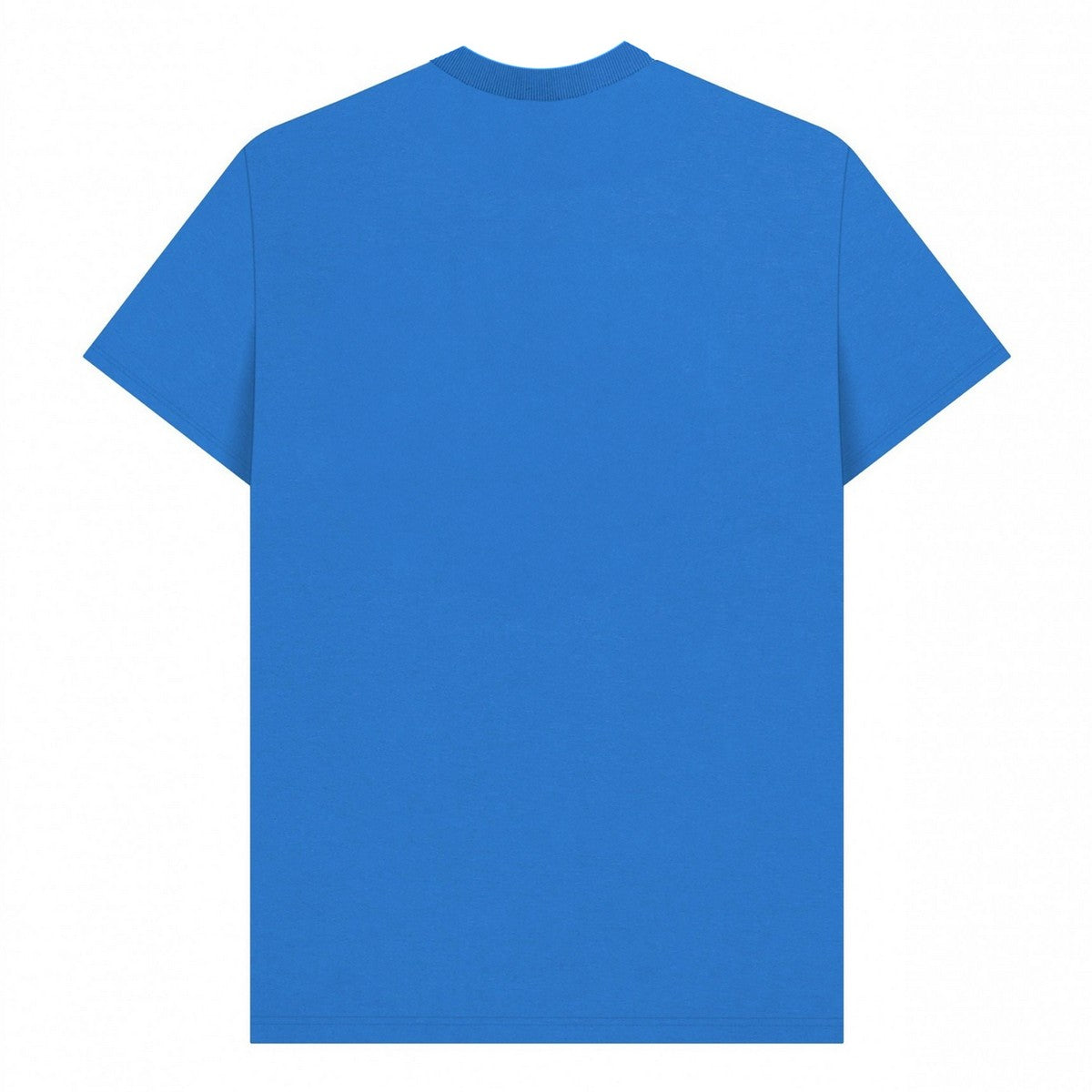 Bright Blue - Back - Street Fighter Unisex Adult Classic Ryu Graphic T-Shirt