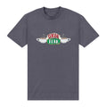 Charcoal - Front - Friends Unisex Adult Central Perk T-Shirt