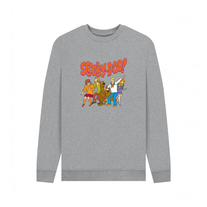 Light Heather - Front - Scooby Doo Unisex Adult Gang Sweatshirt