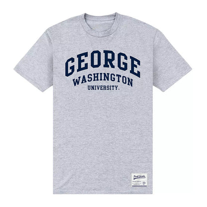 Heather Grey - Front - George Washington University Unisex Adult Script T-Shirt