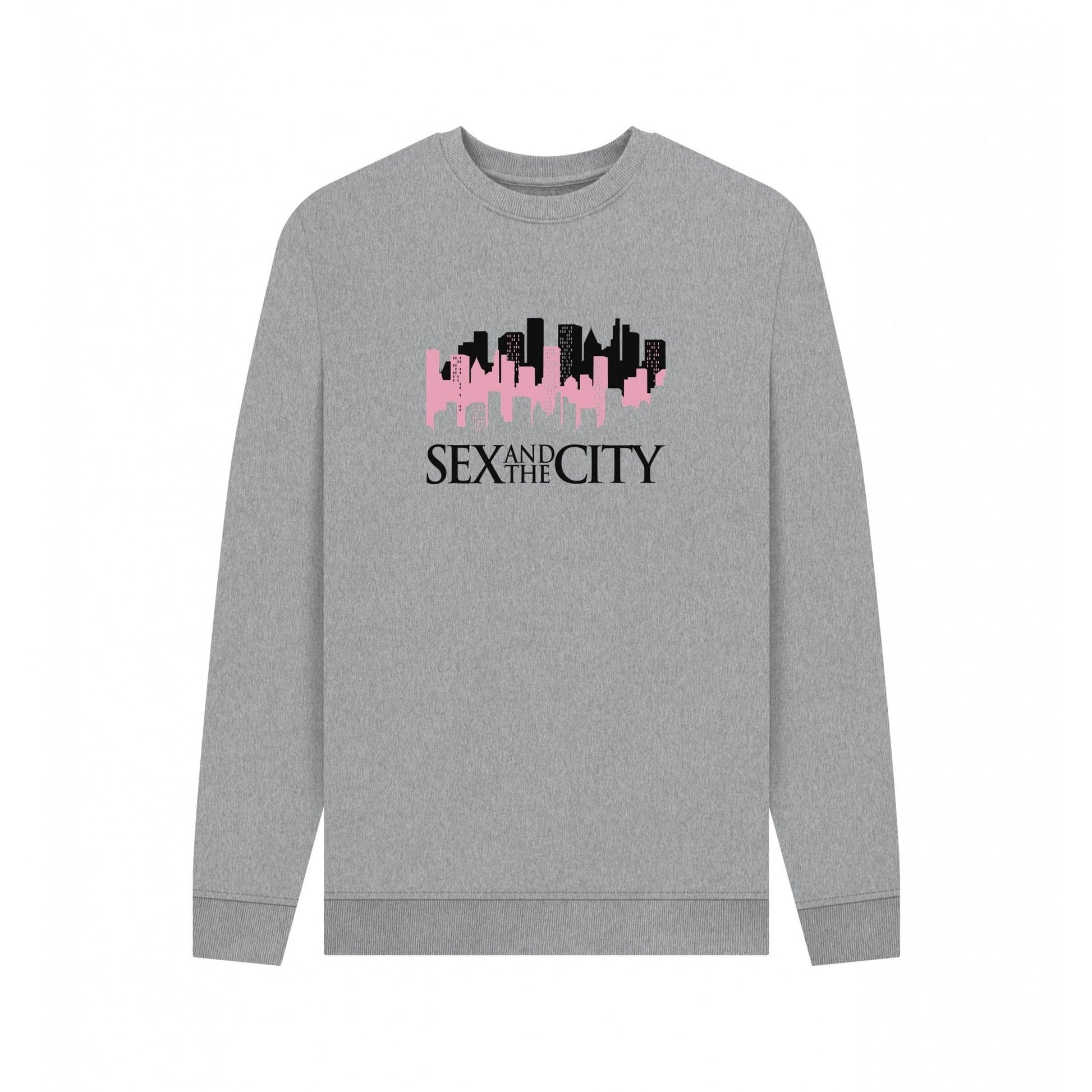 Light Heather - Front - Sex And The City Unisex Adult Logo Sweatshirt