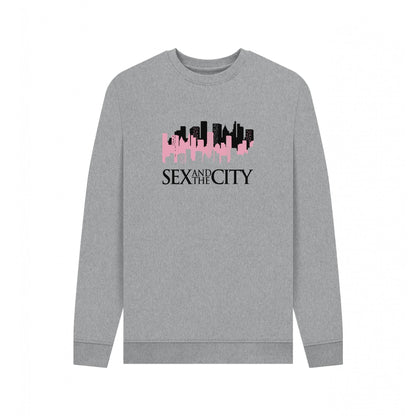 Light Heather - Front - Sex And The City Unisex Adult Logo Sweatshirt