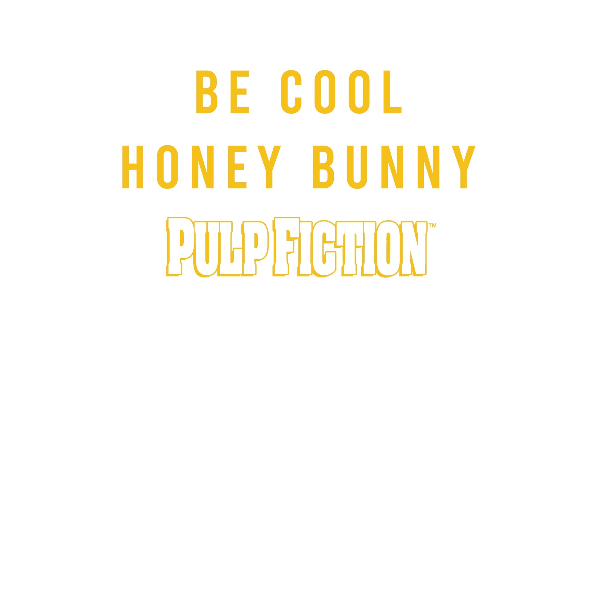 Gold - Side - Pulp Fiction Unisex Adult Honey Bunny T-Shirt