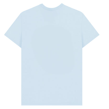 Sky Blue - Back - Peanuts Unisex Adult The Good Life Snoopy Beach Summer T-Shirt