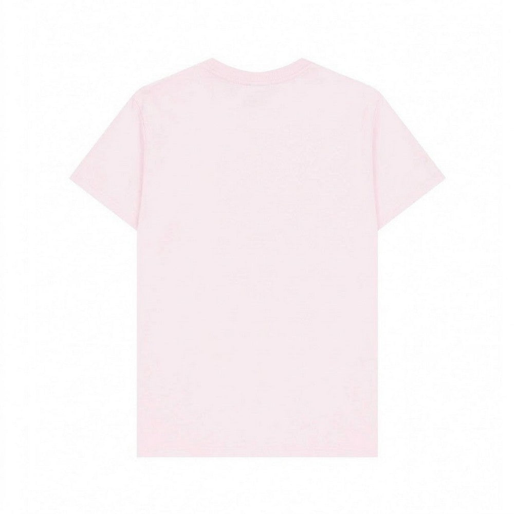 Pink - Back - Peanuts Unisex Adult Summer Break Snoopy & Woodstock Beach T-Shirt