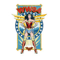 Navy - Side - Wonder Woman Unisex Adult 84 T-Shirt
