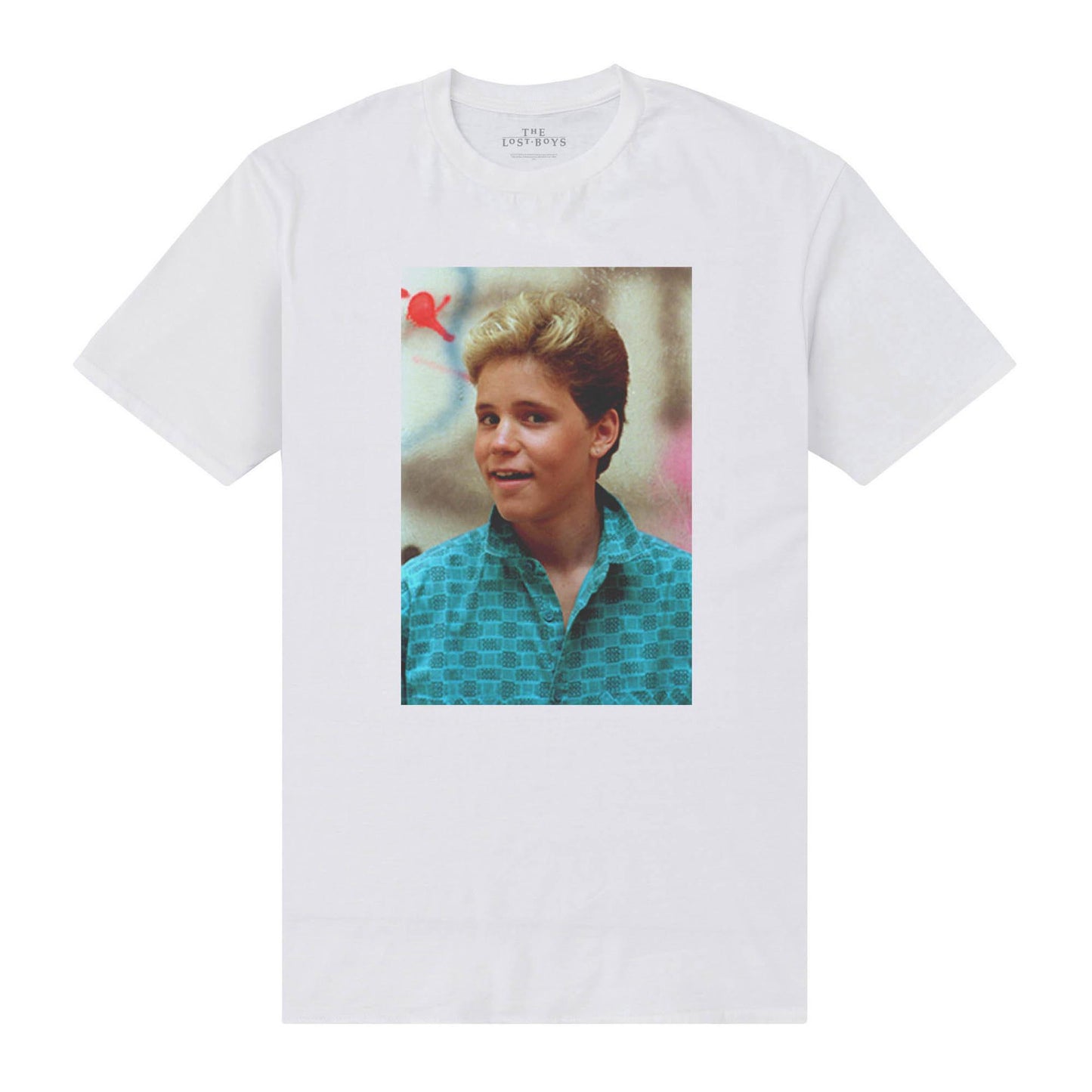 White - Front - The Lost Boys Unisex Adult Sam T-Shirt
