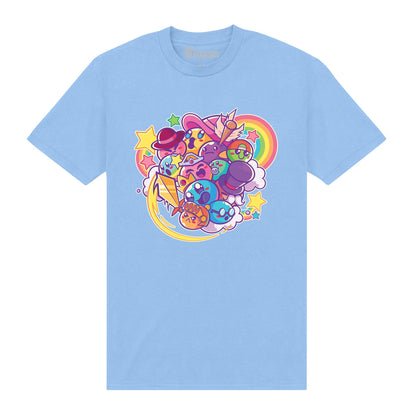 Light Blue - Front - Terraria Unisex Adult Cartoon T-Shirt