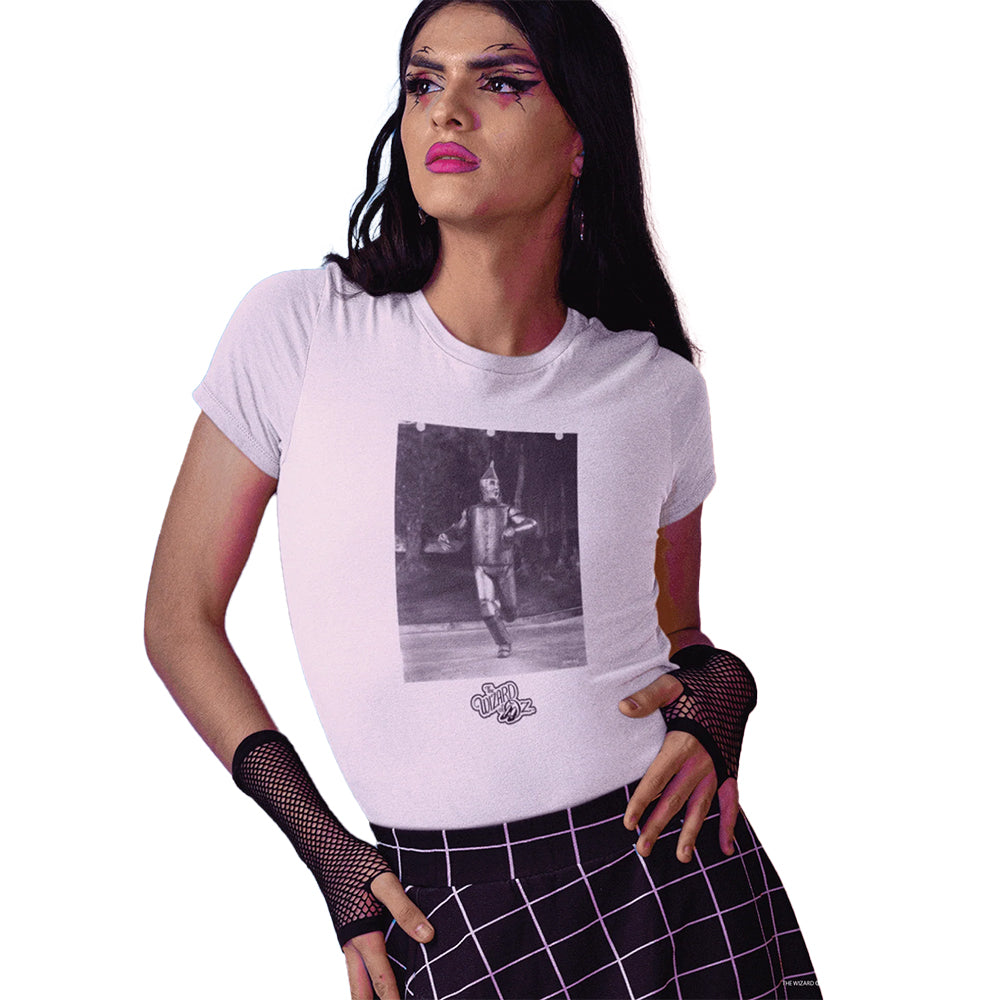 White - Lifestyle - The Wizard Of Oz Unisex Adult Tin Man T-Shirt