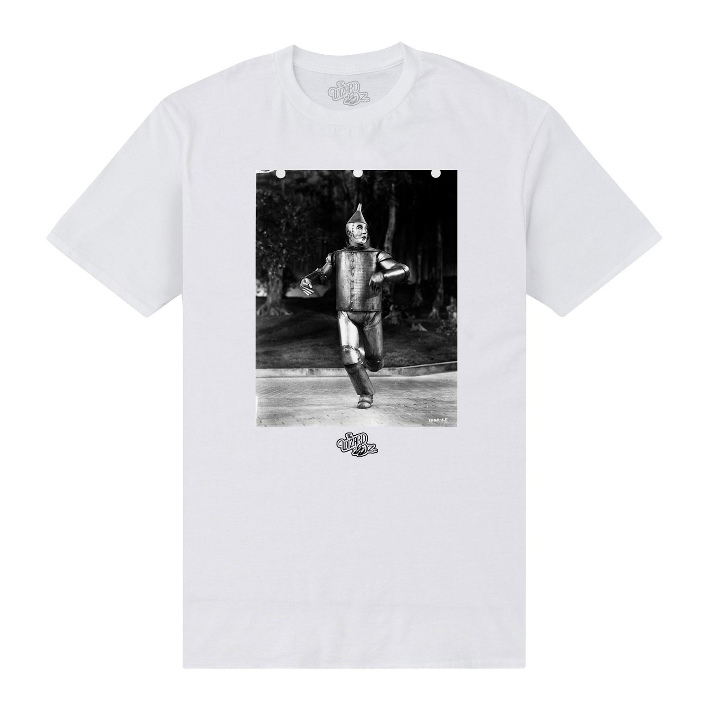 White - Front - The Wizard Of Oz Unisex Adult Tin Man T-Shirt