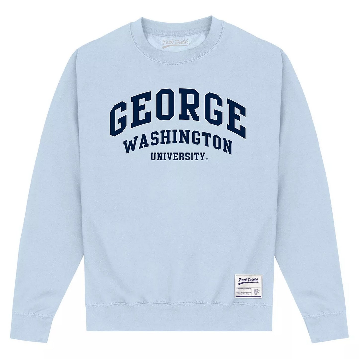 Sky Blue - Front - George Washington University Unisex Adult Sweatshirt