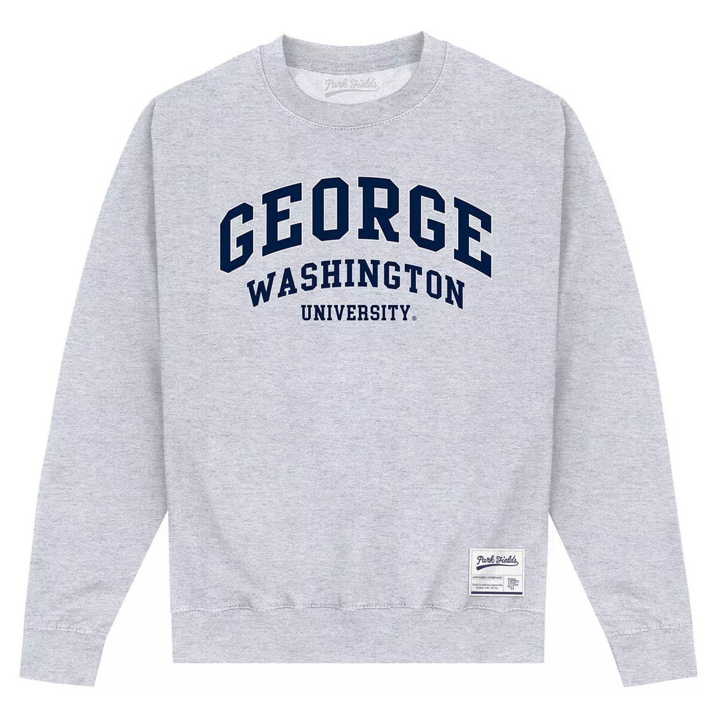 Heather Grey - Front - George Washington University Unisex Adult Sweatshirt
