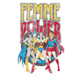 Blue - Side - DC Comics Unisex Adult Femme Power Wonder Woman T-Shirt