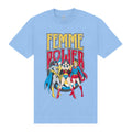 Blue - Front - DC Comics Unisex Adult Femme Power Wonder Woman T-Shirt