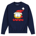 Navy - Front - Garfield Unisex Adult Head Sweatshirt