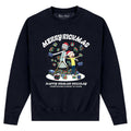 Black - Front - Rick And Morty Unisex Adult Christmas Sweatshirt