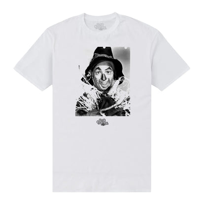White - Front - The Wizard Of Oz Unisex Adult Scarecrow T-Shirt
