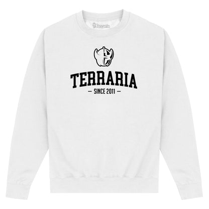White - Front - Terraria Unisex Adult Printed Sweatshirt
