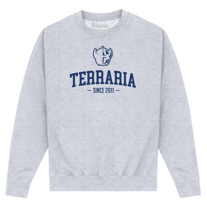 Heather Grey - Front - Terraria Unisex Adult Printed Sweatshirt