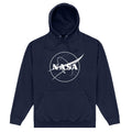 Navy Blue - Front - NASA Unisex Adult Galaxy Hoodie