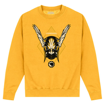 Gold - Front - Black Adam Unisex Adult Hawkman Sweatshirt