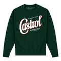 Dark Green - Front - Castrol Unisex Adult Registered Logo Sweatshirt