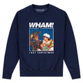 Navy - Front - Wham Unisex Adult Last Christmas Sweatshirt