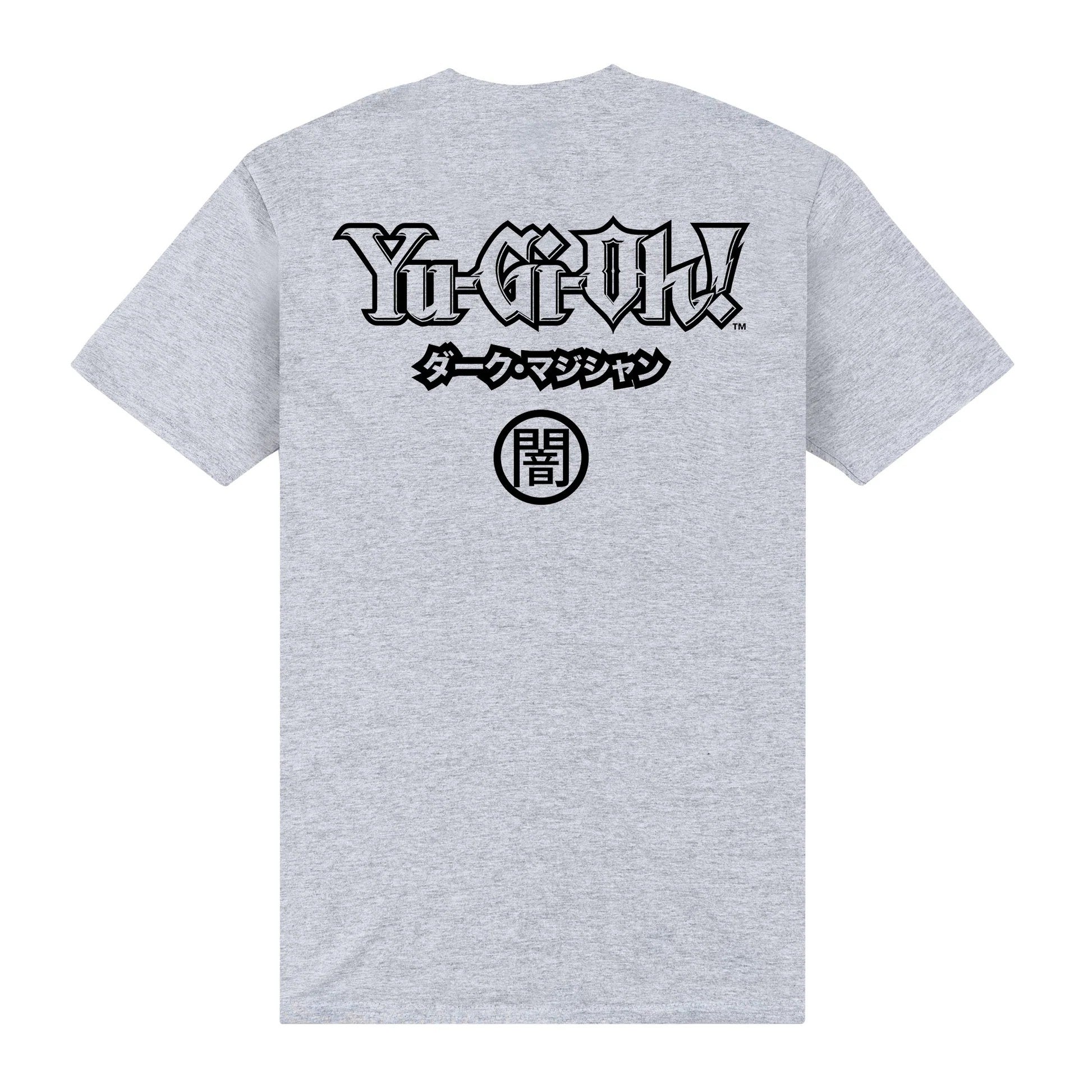 Heather Grey - Back - Yu-Gi-Oh! Unisex Adult The Dark Magician Japanese T-Shirt