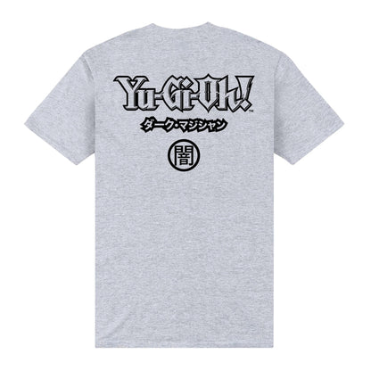 Heather Grey - Back - Yu-Gi-Oh! Unisex Adult The Dark Magician Japanese T-Shirt