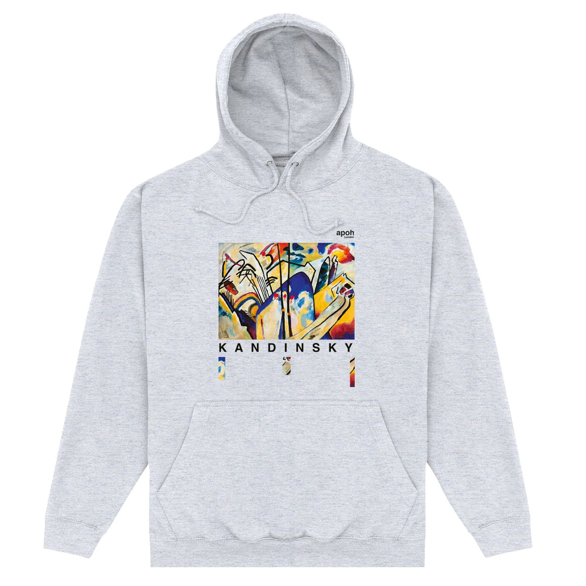 Heather Grey - Front - Apoh Unisex Adult Kandinsky Hoodie