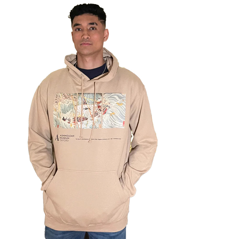 Sand - Side - Ashmolean Unisex Adult Taira Ghosts Hoodie