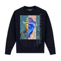 Black - Front - Apoh Unisex Adult Grey Felt Hat Vincent Van Gogh Sweatshirt