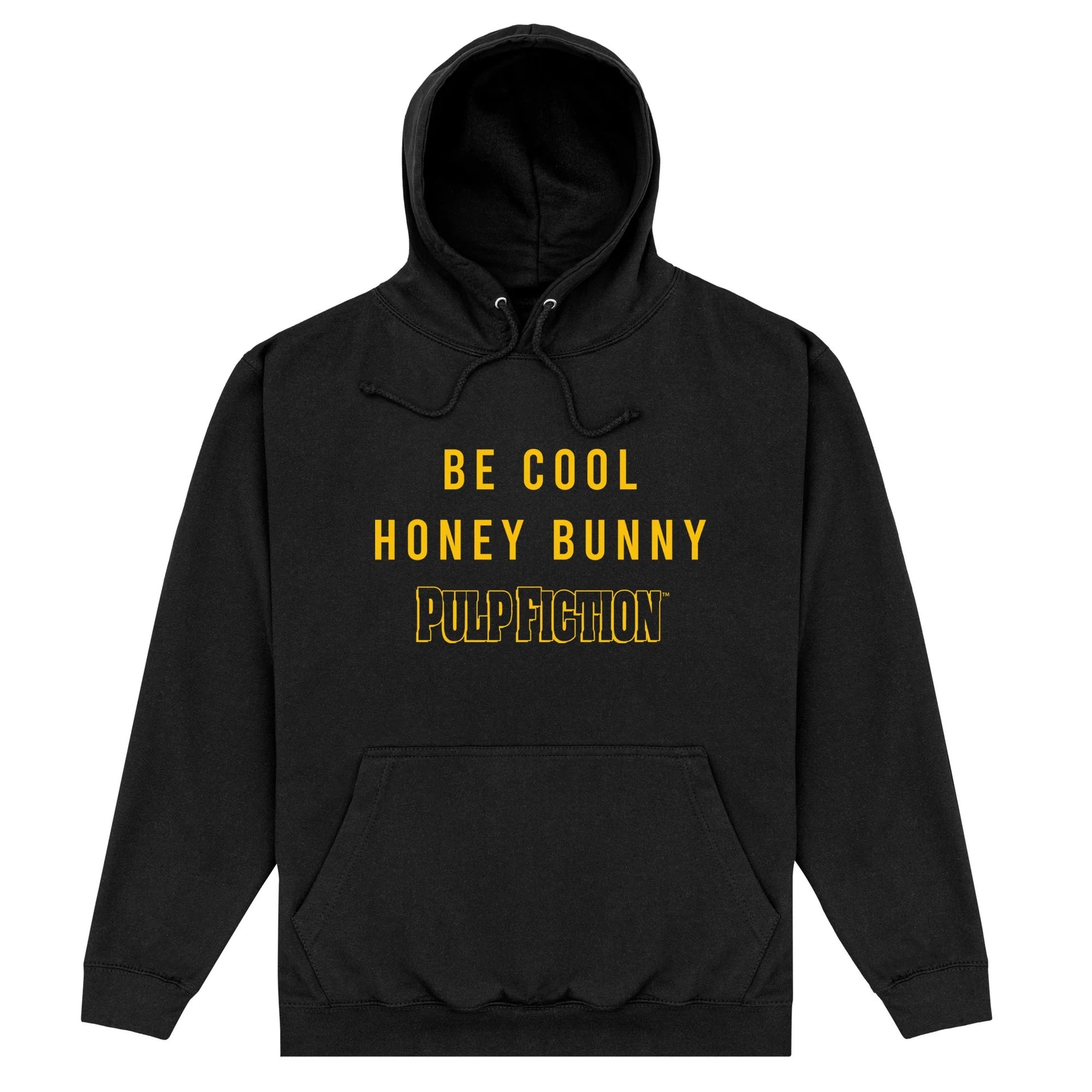 Black - Front - Pulp Fiction Unisex Adult Honey Bunny Hoodie