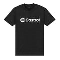 Black - Front - Castrol Unisex Adult Mono T-Shirt