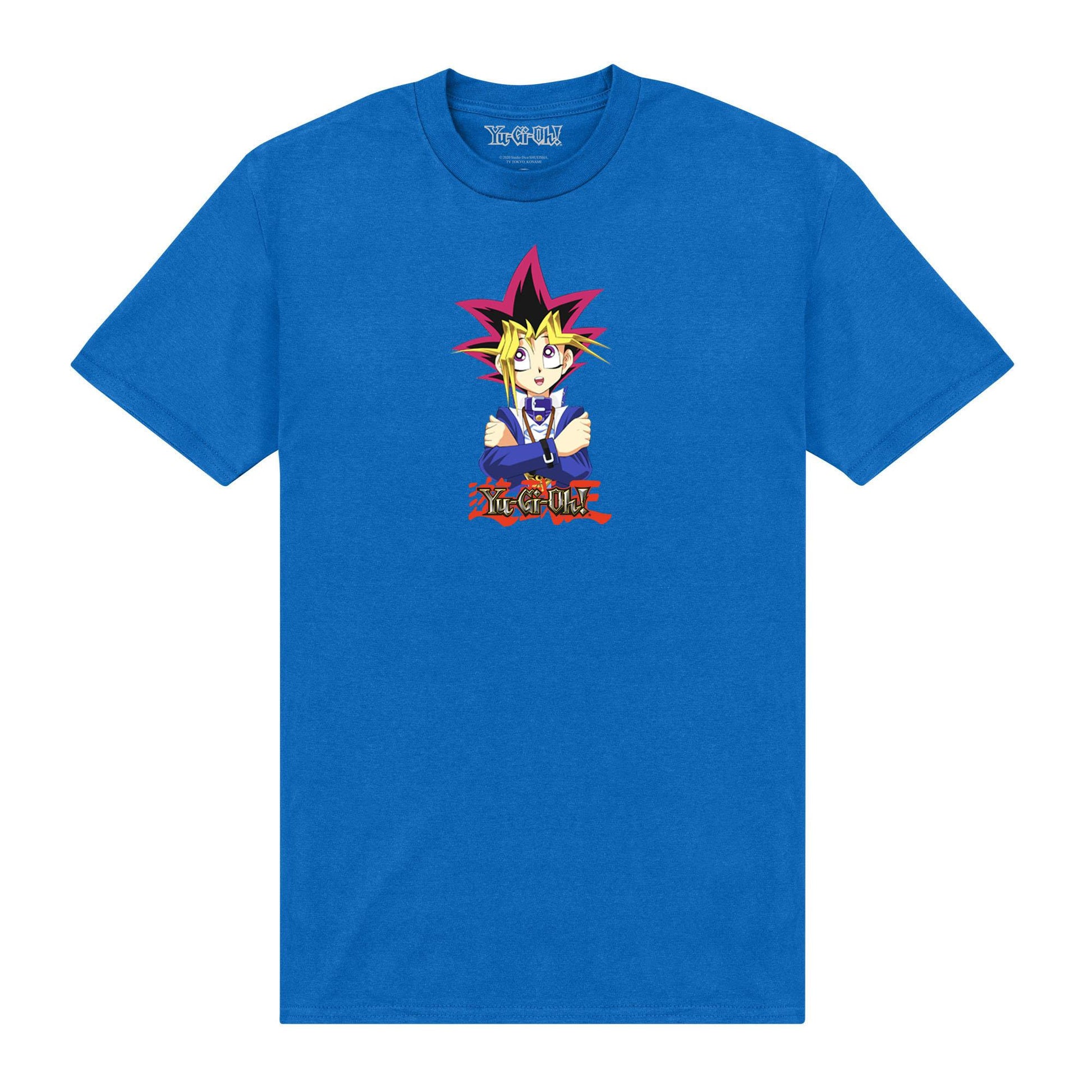 Royal Blue - Front - Yu-Gi-Oh! Unisex Adult T-Shirt