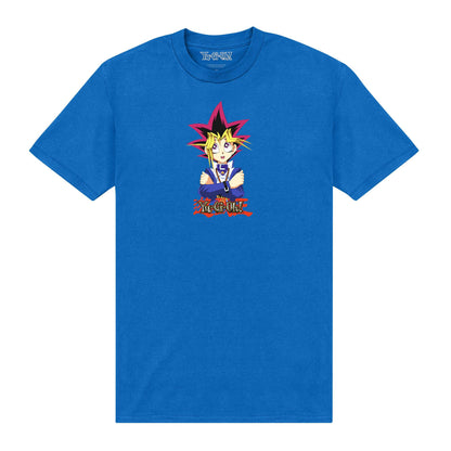 Royal Blue - Front - Yu-Gi-Oh! Unisex Adult T-Shirt