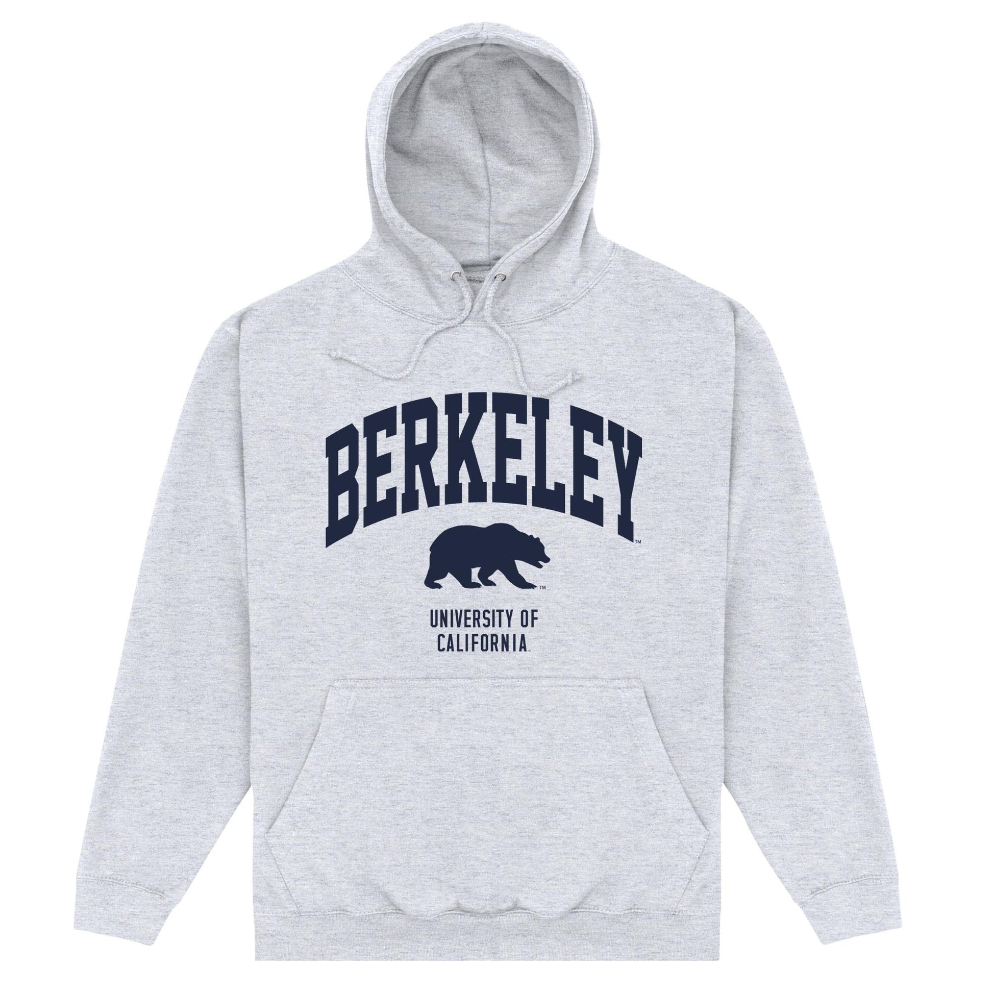 Heather Grey - Front - Berkeley Unisex Adult Bear Hoodie