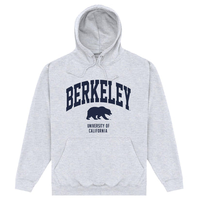 Heather Grey - Front - Berkeley Unisex Adult Bear Hoodie