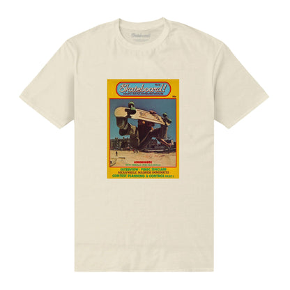 Sand - Front - Skateboard! Unisex Adult Magazine No 13 T-Shirt