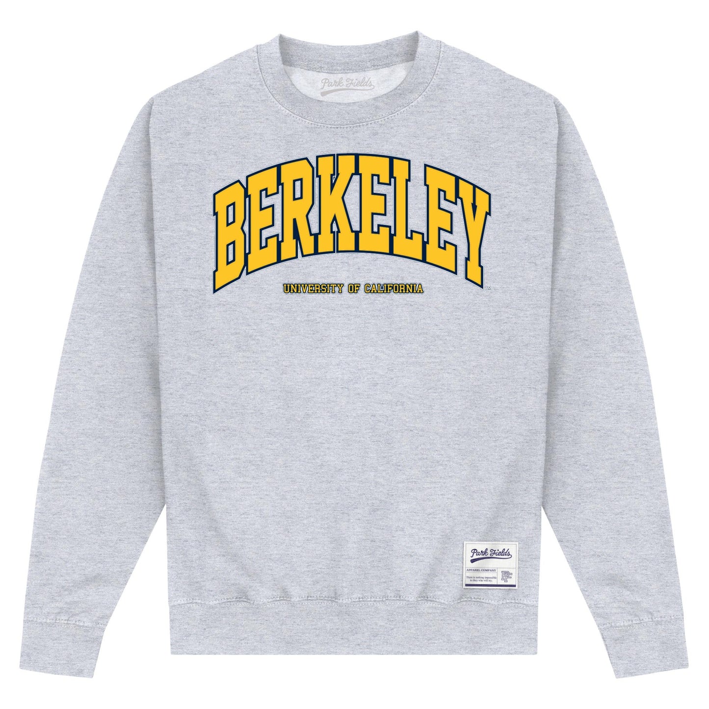 Heather Grey - Front - UC Berkeley Unisex Adult Arch Sweatshirt