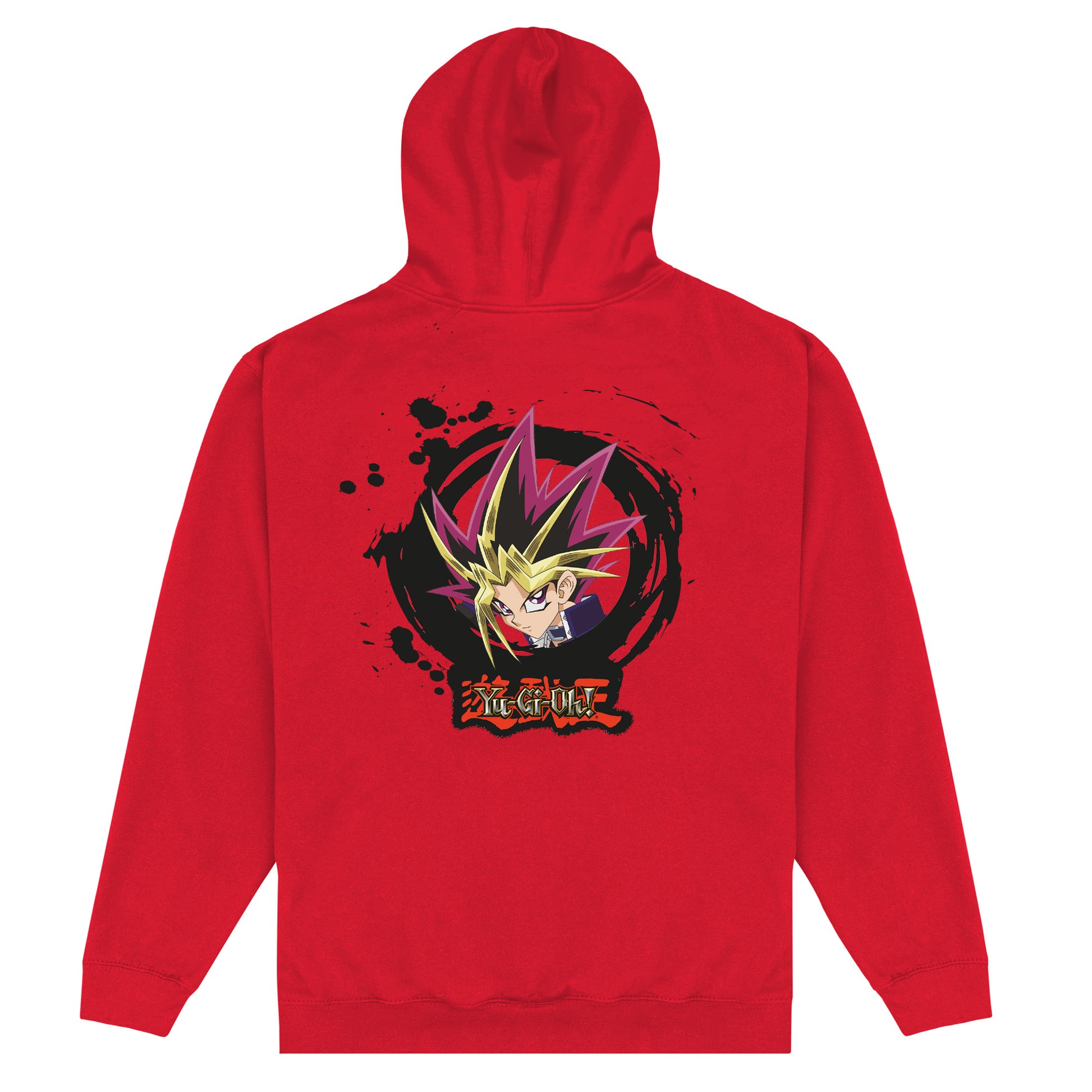 Red - Back - Yu-Gi-Oh! Unisex Adult Yami Yugi Hoodie