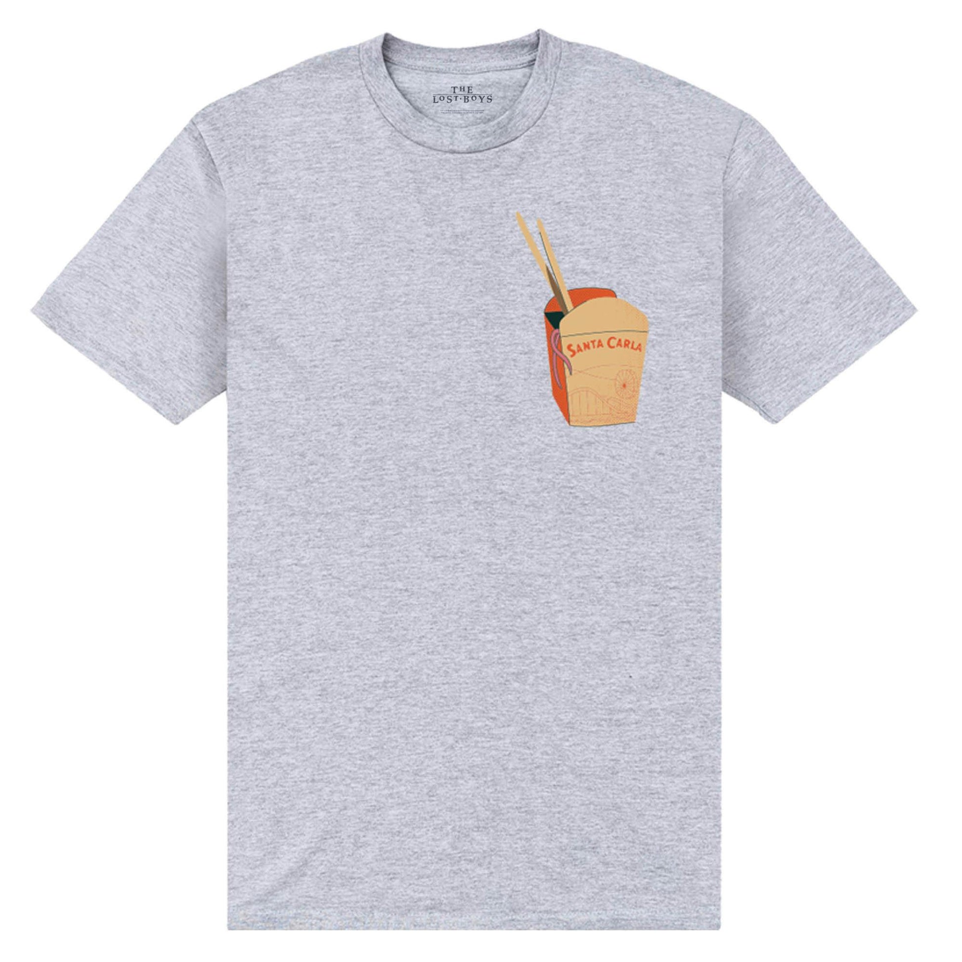Heather Grey - Front - The Lost Boys Unisex Adult Noodles T-Shirt